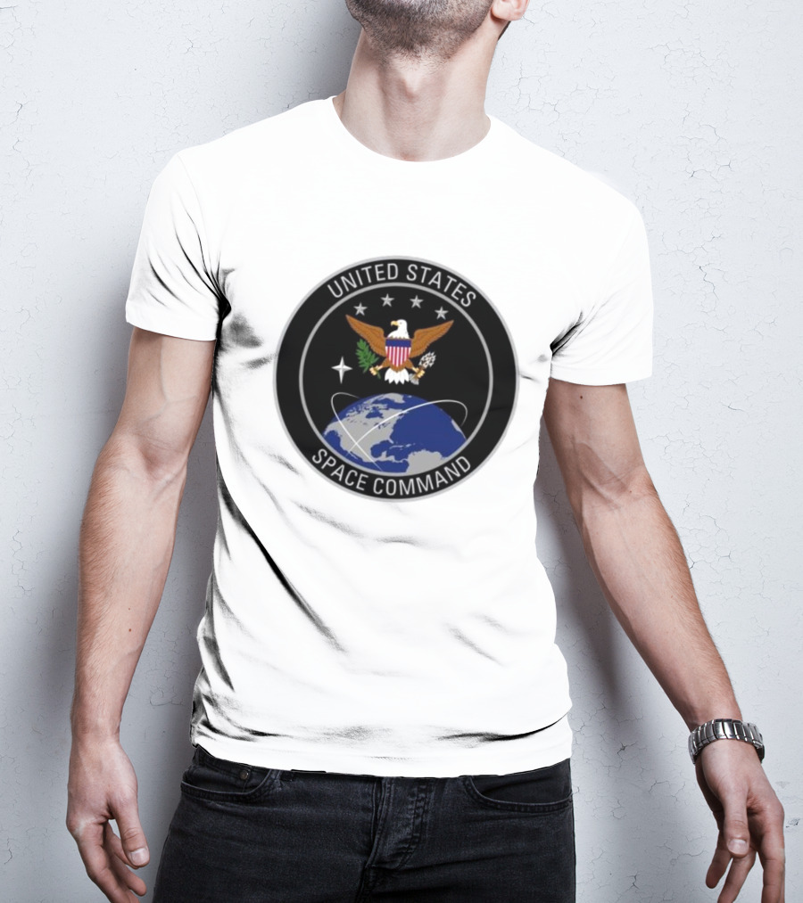 United States Space Command Eagle Emblem T-Shirt