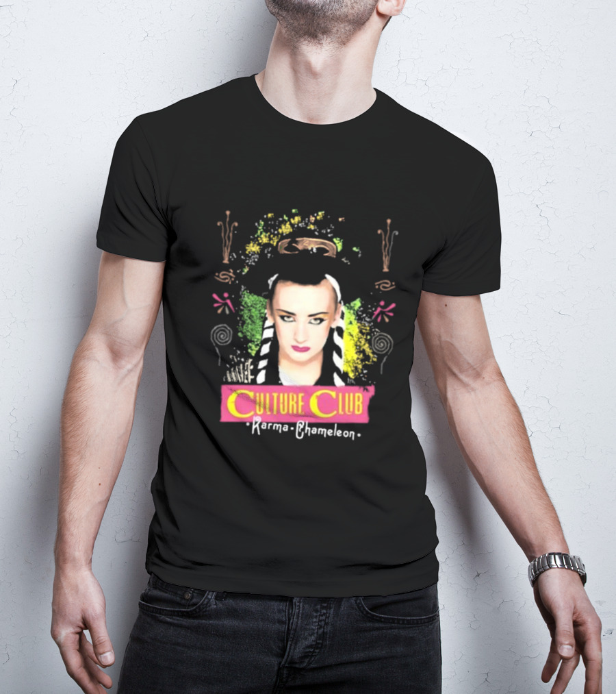 Culture Club Karma Chameleon Boy George T-Shirt