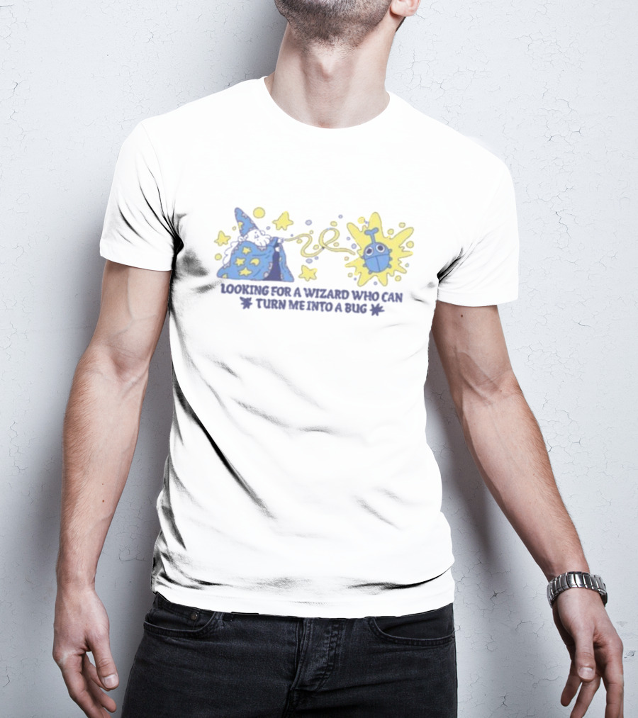 Koboldscrossing Looking For A Wizard Who Can Turn Me Into A Bug Stars Potion Hat Magic T-Shirt