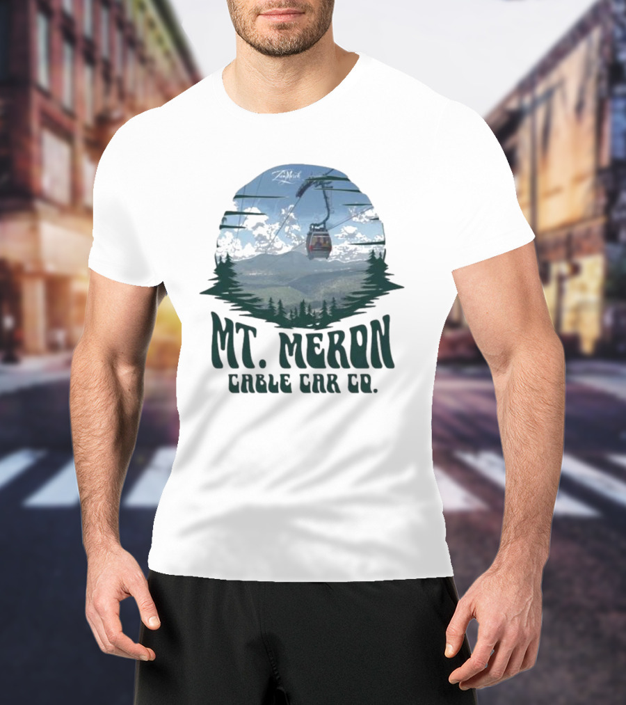 Mt Meron Cable Car Co Scenic Mountain Forest Adventure T-Shirt