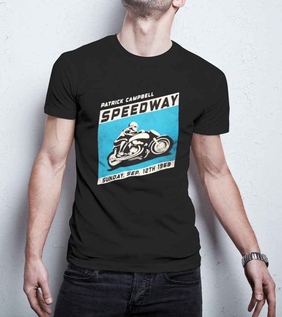 Patrick Campbell Speedway Motorcycle Racing Sunday Sep 12th 1968 T-Shirt