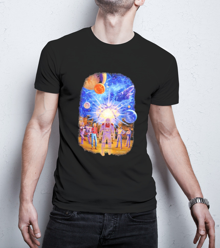 Starfield Secrets Astronaut Adventure Greg Hildebrandt Space Exploration Planets Universe T-Shirt