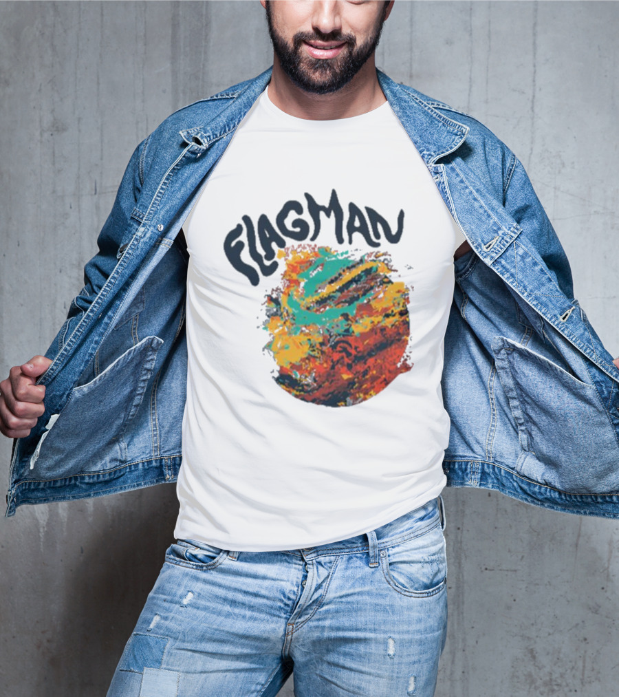 FLAGMAN Swirl Vibrant Earth Hues T-Shirt