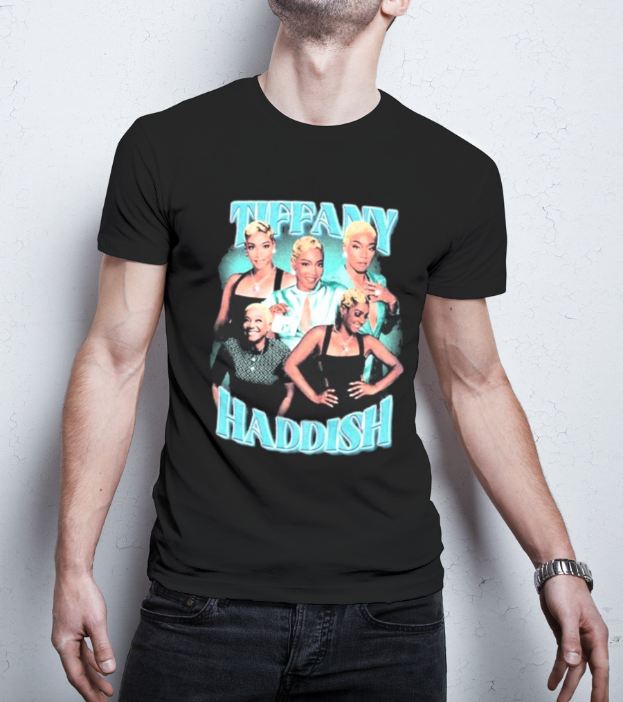 Tiffany Haddish Retro Glam Montage T-Shirt