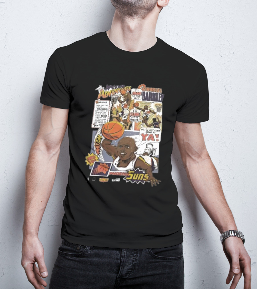 The Adventures Charles Barkley Phoenix Suns Comic Vintage 90s Salem Sportswear T-Shirt