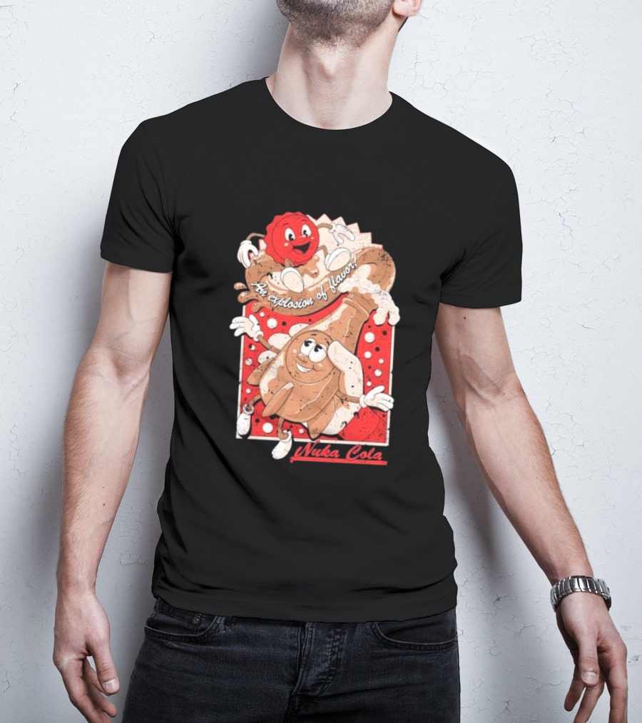 An Explosion Of Flavor Nuka Cola Vintage Ad T-Shirt