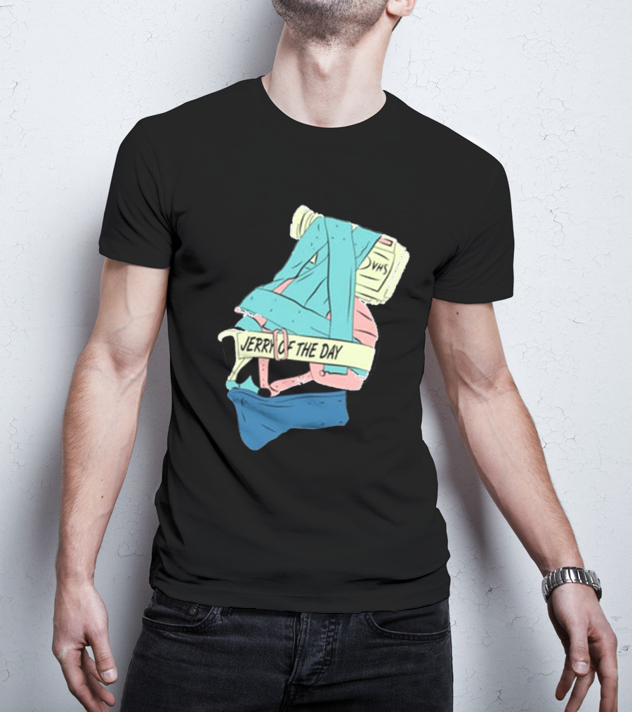 Jerry Of The Day VHS Straps Multicolor Gear T-Shirt
