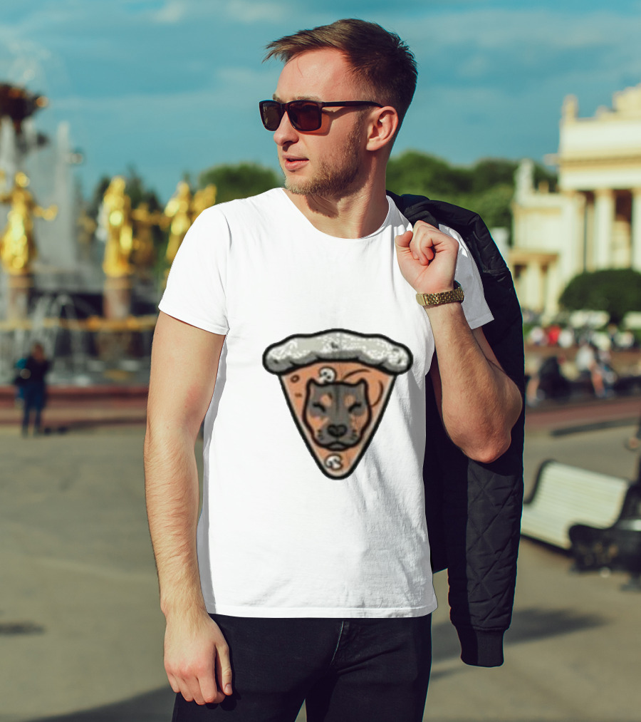 Miss Peaches X Bodoggos Pizza Dog Slice T-Shirt