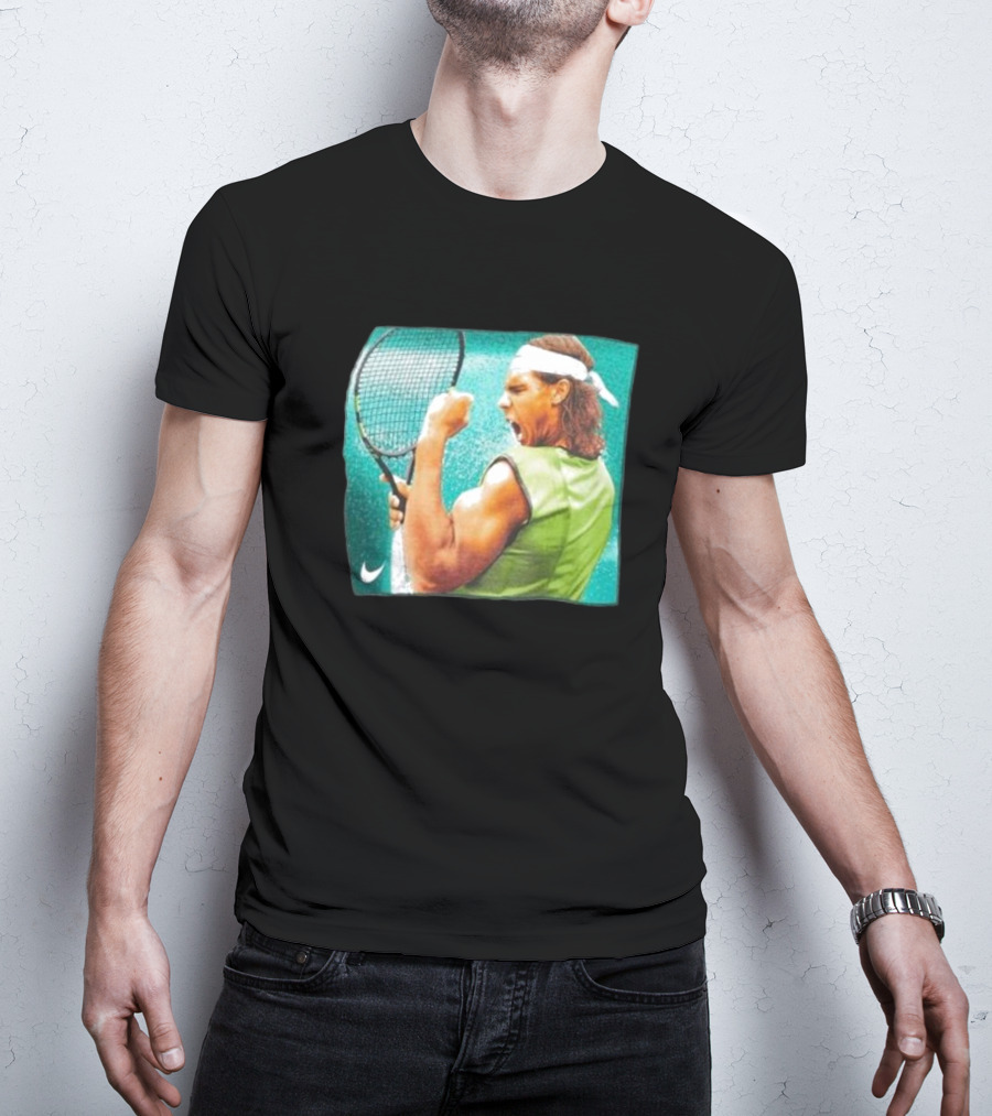 Rafael Nadal Iconic Tennis Celebration Roland Garros T-Shirt