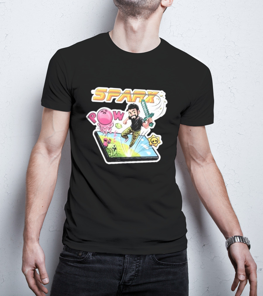 Sparx Pow Gamer Action Burst T-Shirt