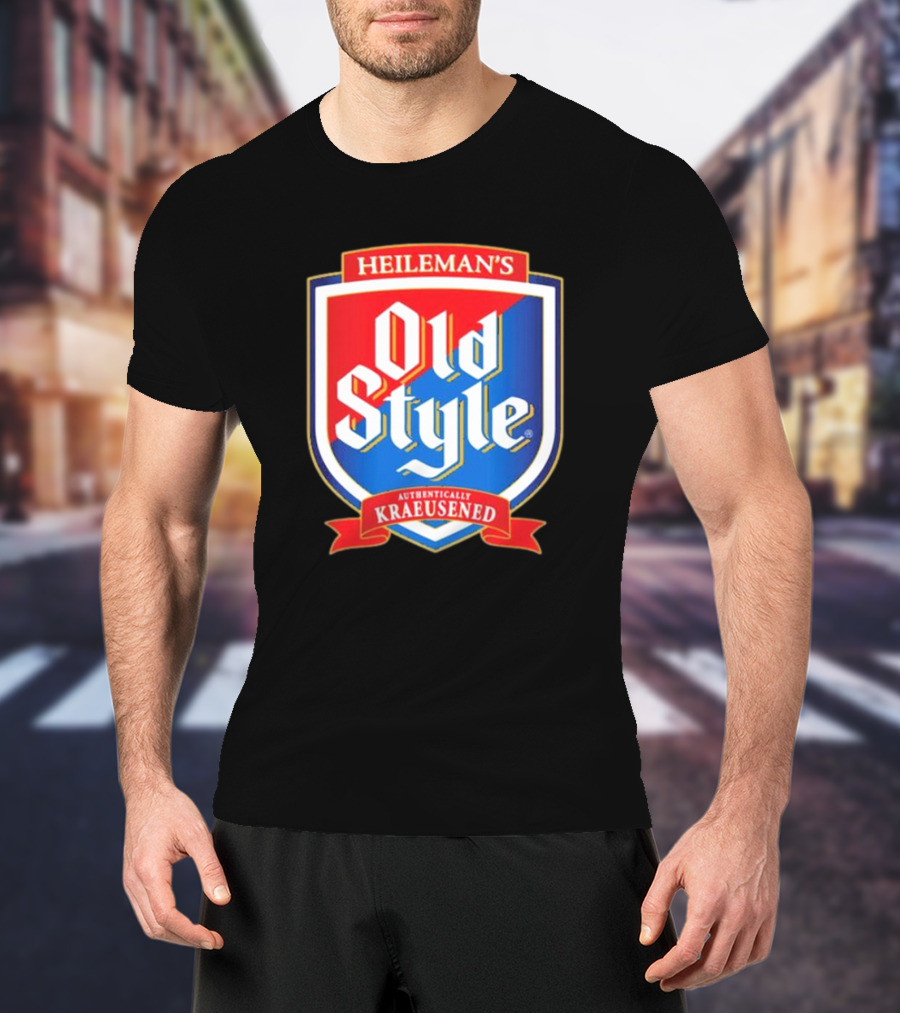Heileman's Old Style Authentically Kraeusened Shield T-Shirt