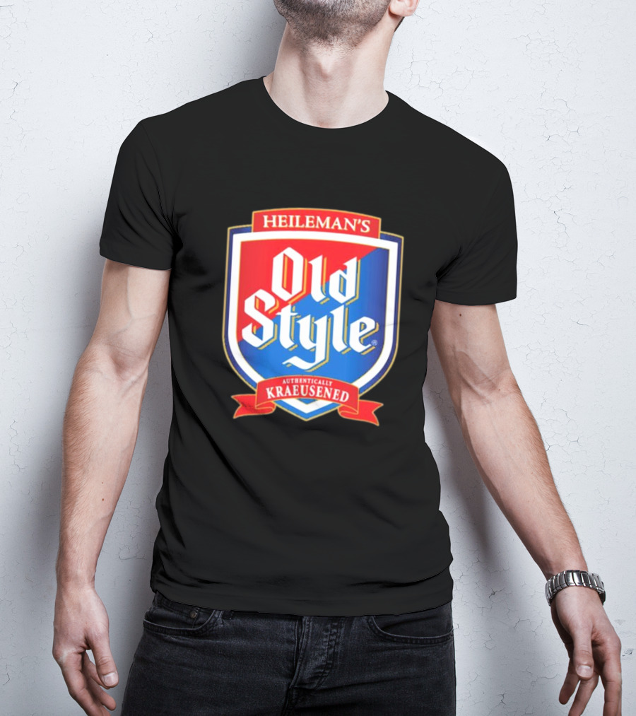 Heileman's Old Style Authentically Kraeusened Shield T-Shirt
