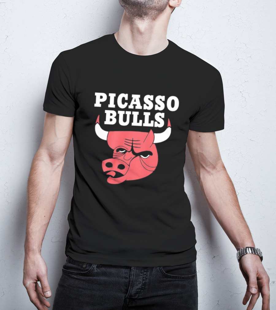 PICASSO BULLS Red Bull Head T-Shirt