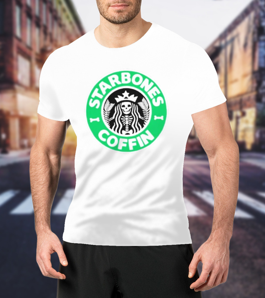 Starbones Coffin Skeleton Emblem T-Shirt