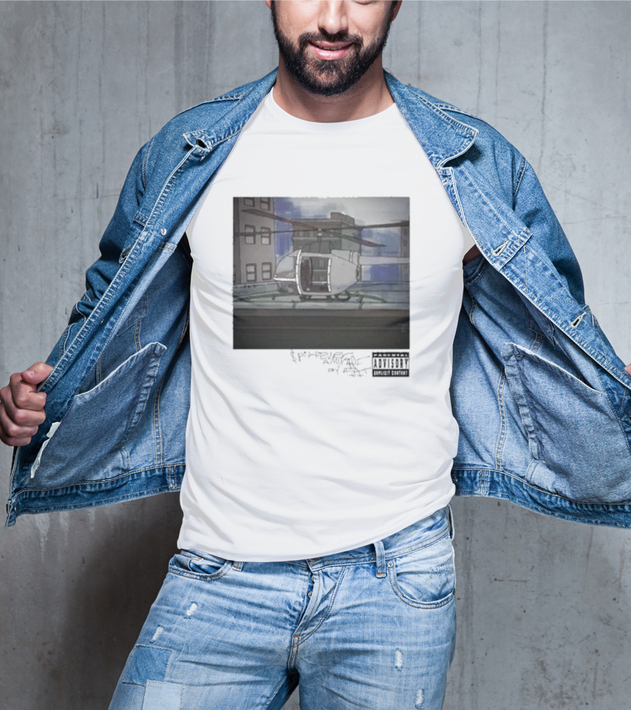 DJ Spits Gkmc Spit F3v3r Helicopter Explicit Content T-Shirt