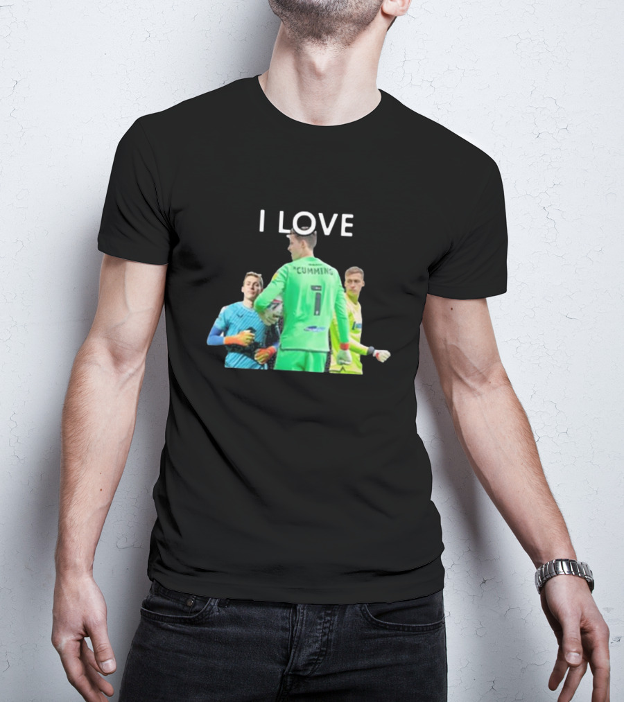 I Love Cumming Soccer Goalkeeper Trio T-Shirt