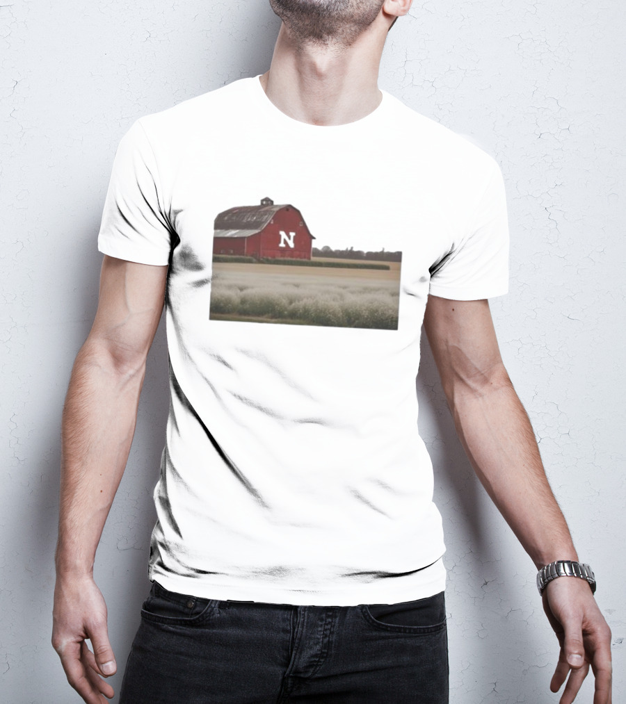 Husker Barn Nebraska Red Barn N T-Shirt