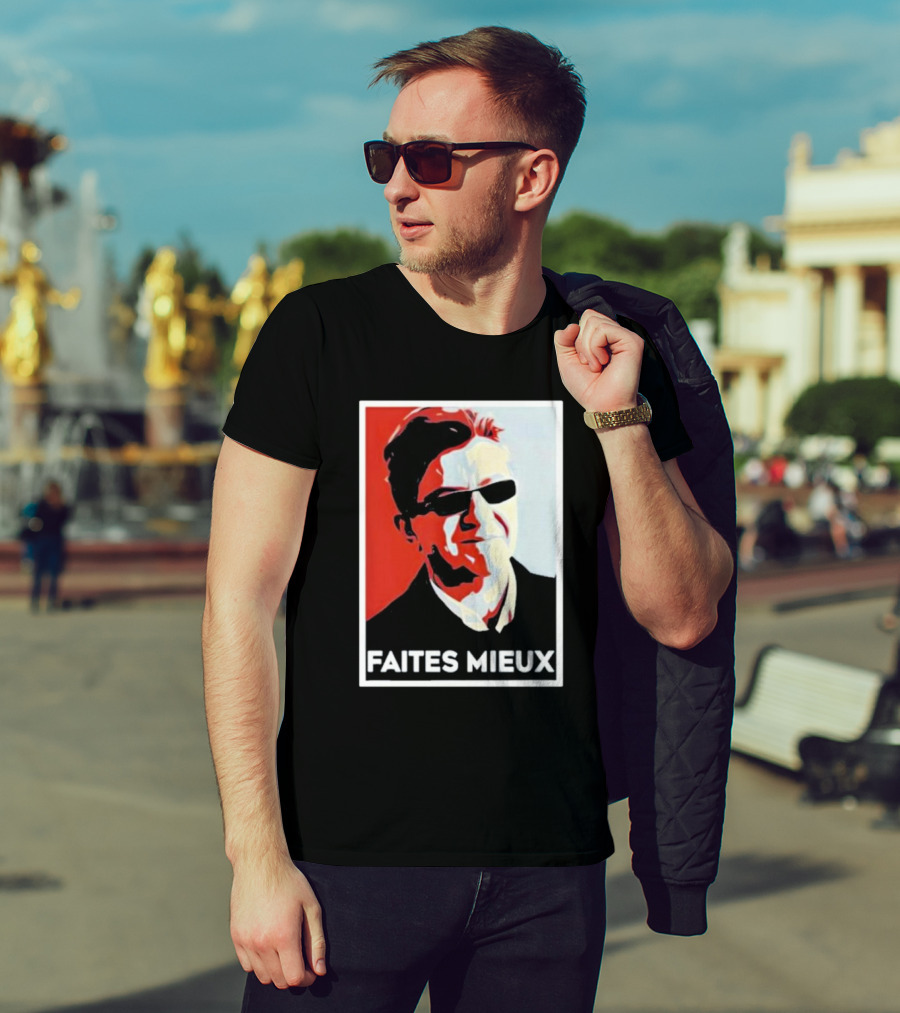 Faites Mieux Red And Black Pop T-Shirt