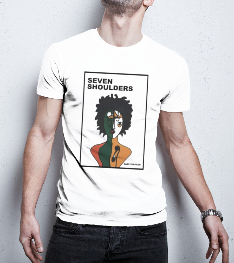 Seven Shoulders Sam Forster Afrocentric Abstract T-Shirt