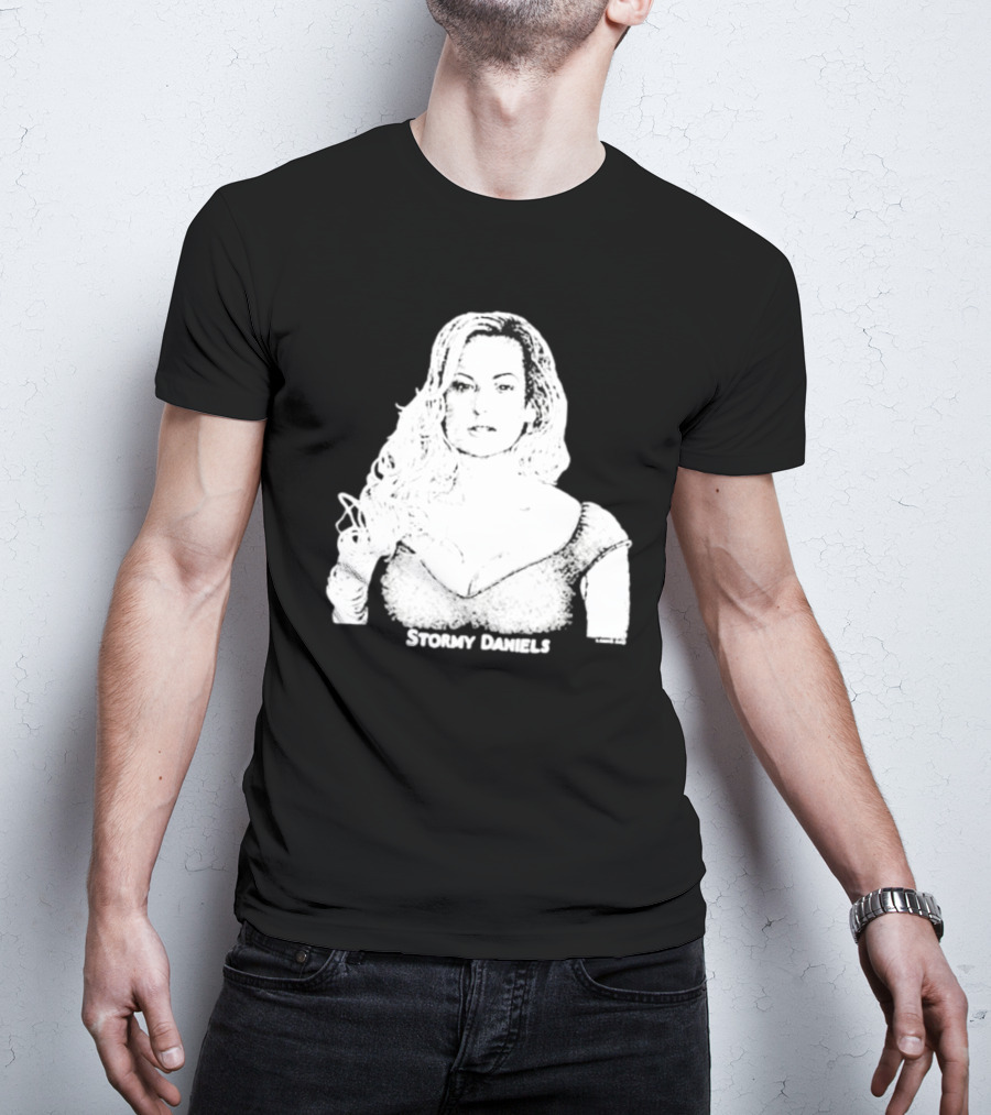 Stormy Daniels Monochrome T-Shirt