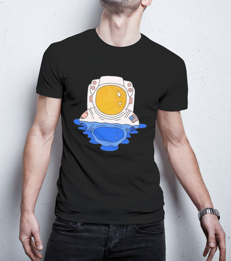 SciShow Buoyancy Lab Astronaut Floating In Water T-Shirt