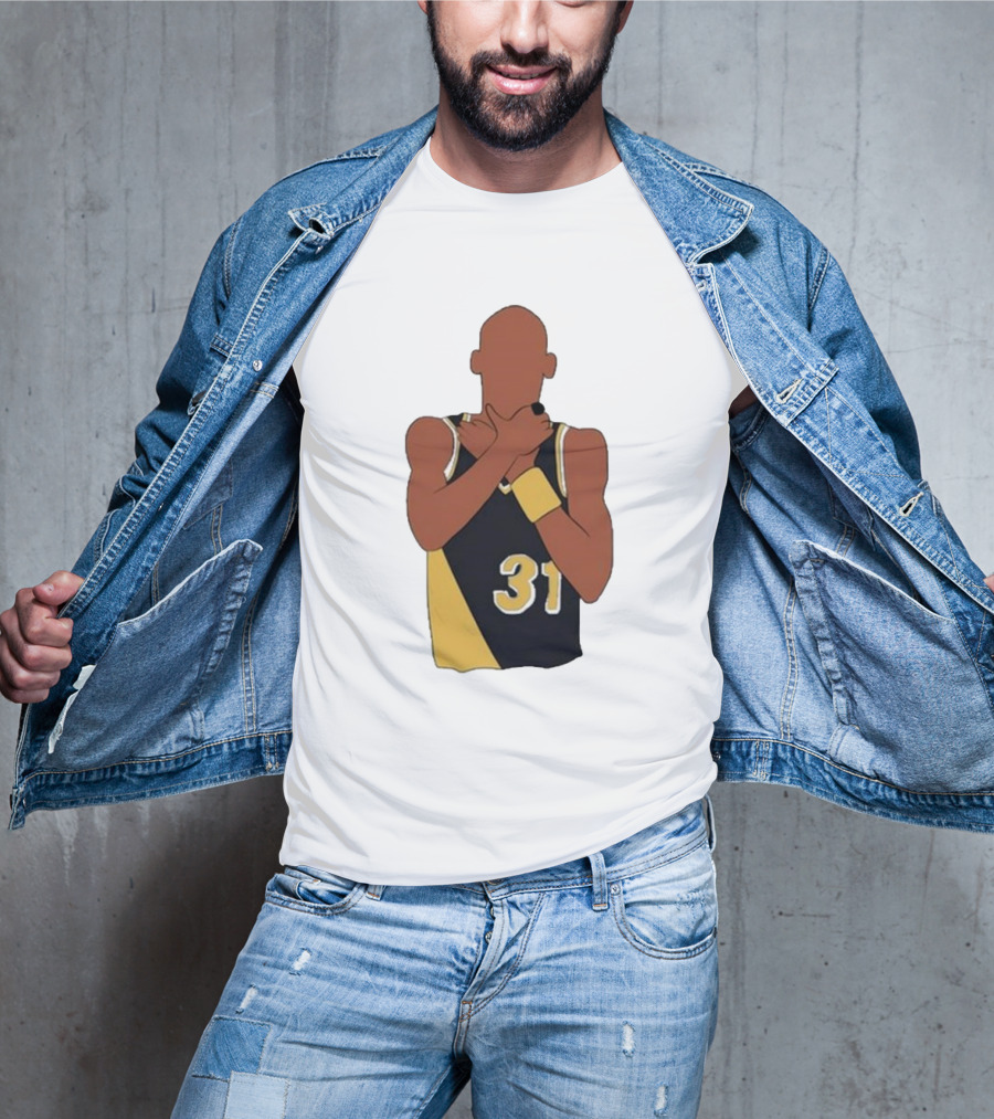 Candace Parker Reggie Miller 31 Gesture Basketball Fan T-Shirt