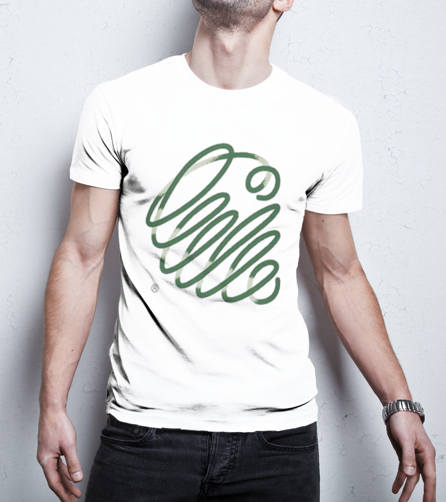 Carhartt Wip Noodle Spiral Abstract Green T-Shirt