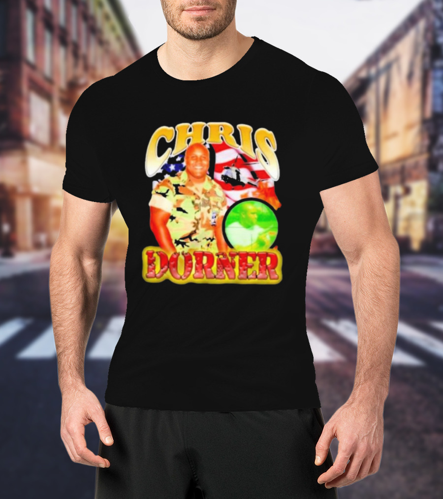 CHRIS DORNER USA Helicopter Camouflage T-Shirt