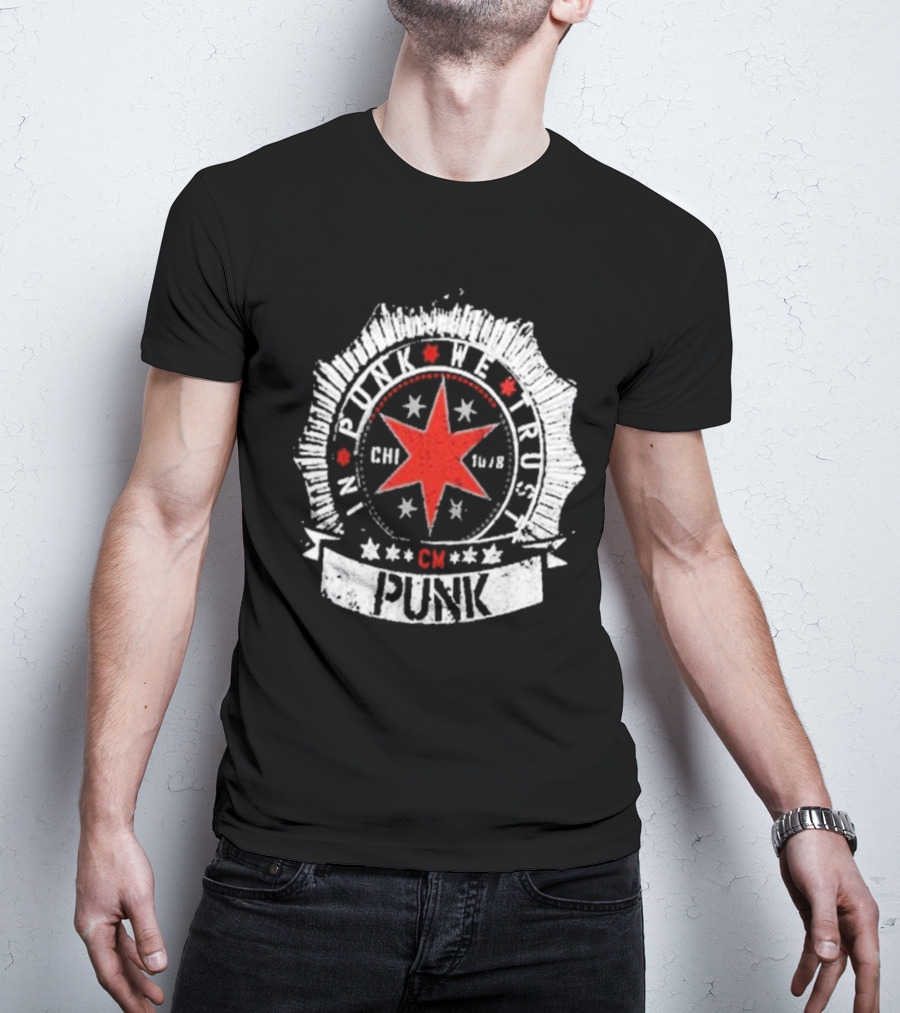Gray Cm Punk In Punk We Trust Chi 16/8 T-Shirt