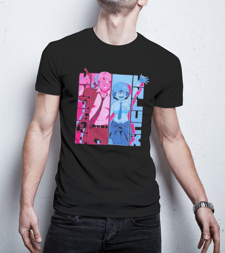 Undead Unluck Andy Fuuko Manga Panel T-Shirt