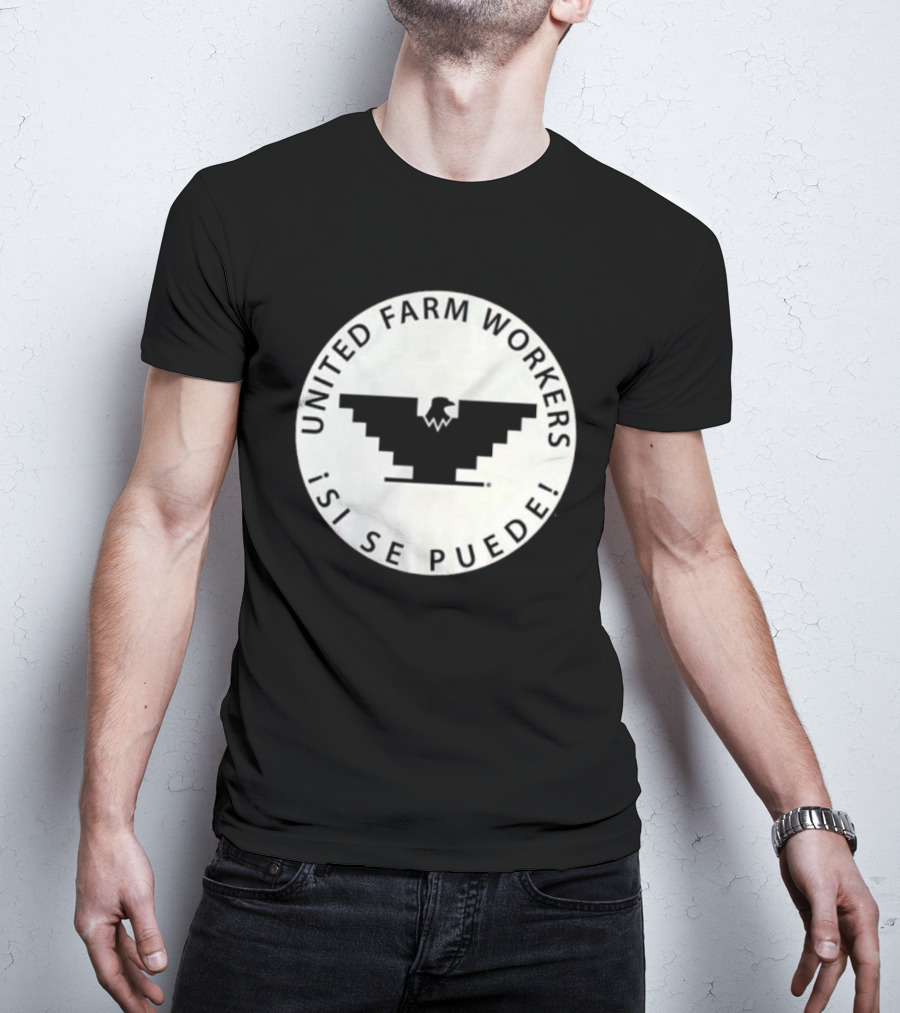 United Farm Workers ¡Sí Se Puede Eagle Emblem T-Shirt