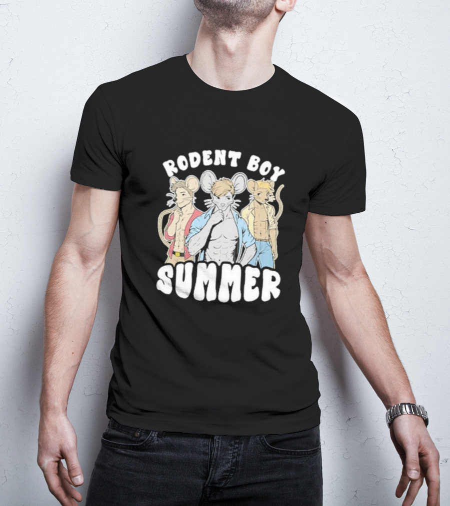 Rodent Boy Summer Mouse Trio Adventure T-Shirt