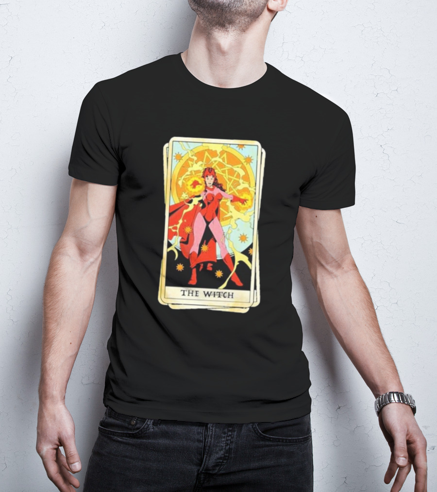 Tarot Card Featuring Scarlet Witch As The Witch T-Shirt