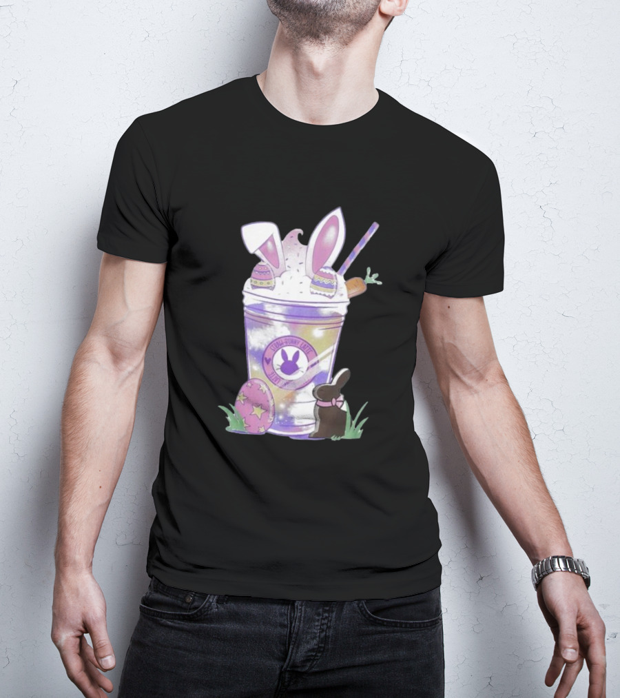 Easter Bunny Love Chocolate Cotton Candy Cup With Eggs T-Shirt