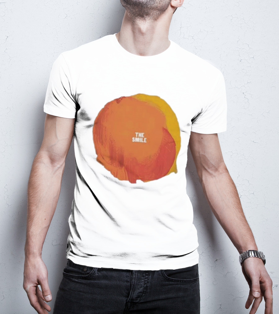 The Smile Sun Paint Texture Art Circle T-Shirt