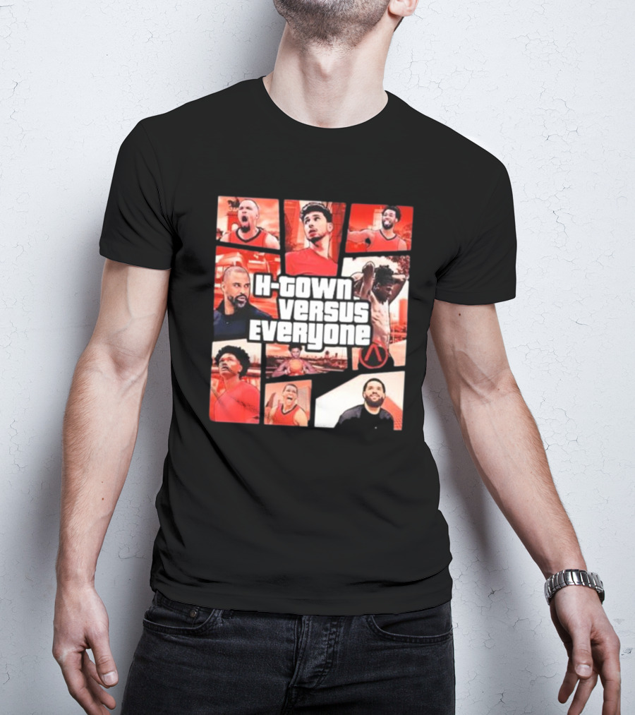 H-Town Versus Everyone Aaron Patterson Style Gta Inspired Sportswear T-Shirt