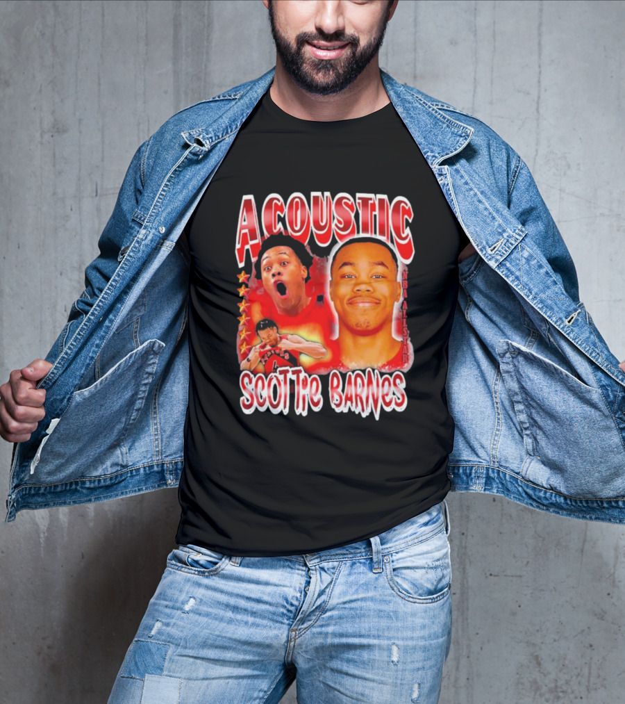 Acoustic Scottie Barnes NBA All-Star Raptors T-Shirt