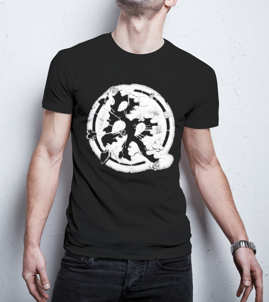 Adin Ross Roulette Brand Risk Playing Card Symbols T-Shirt