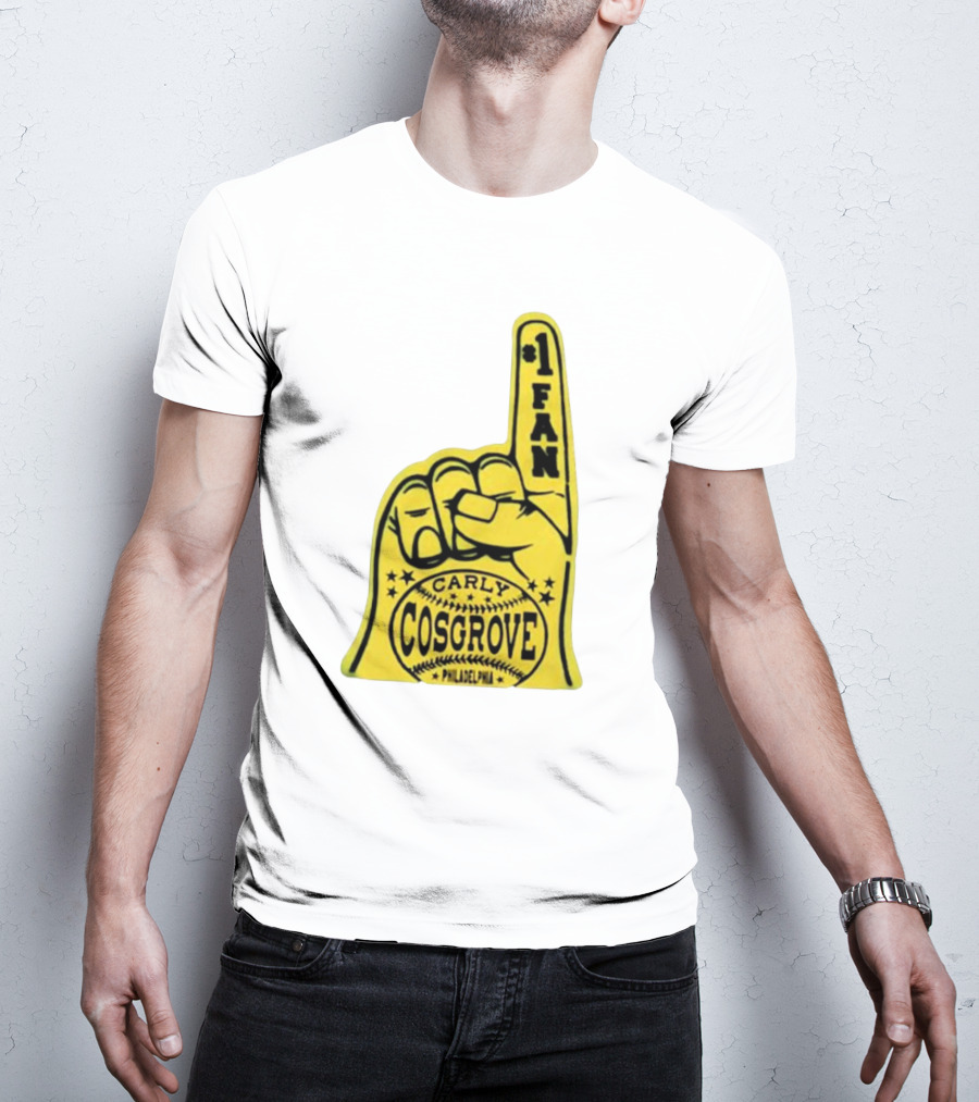 Carly Cosgrove Philadelphia Number One Fan Foam Finger T-Shirt