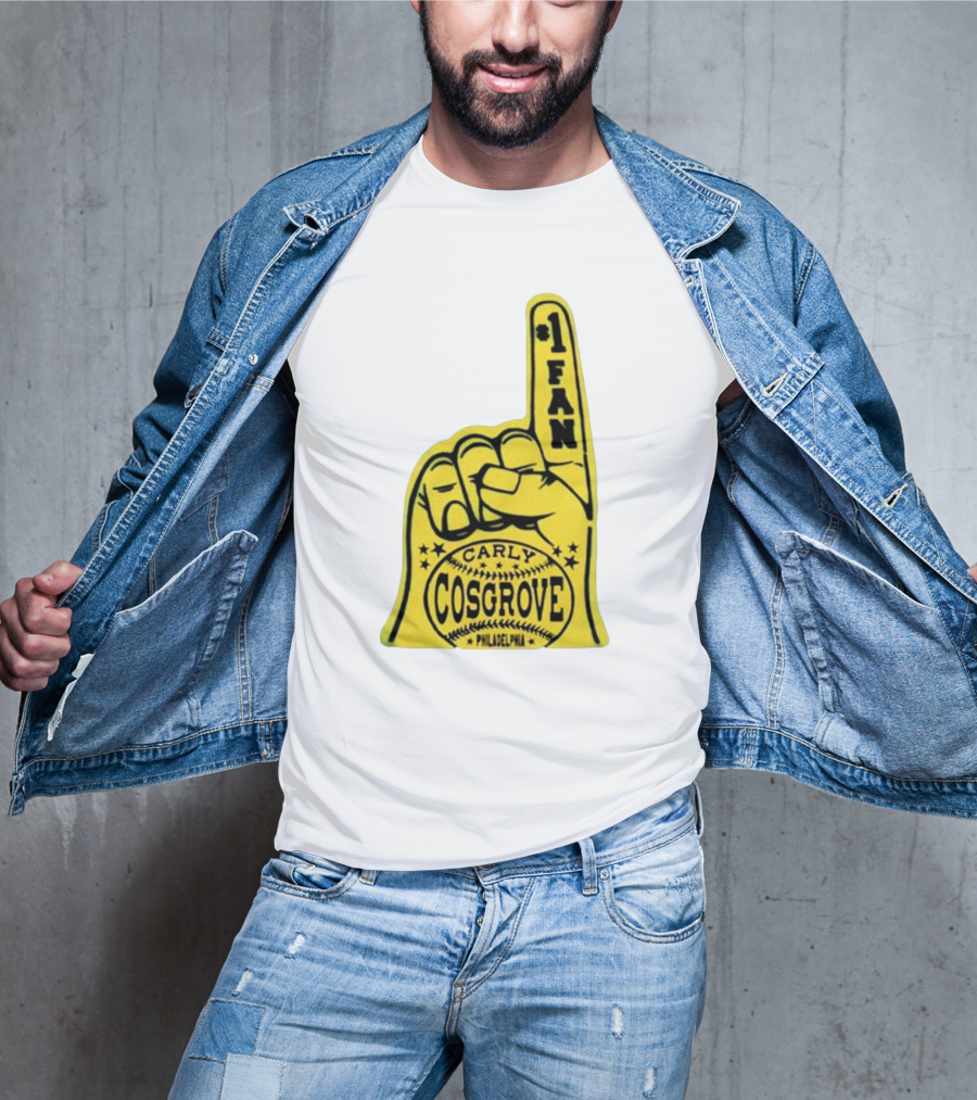 Carly Cosgrove Philadelphia Number One Fan Foam Finger T-Shirt