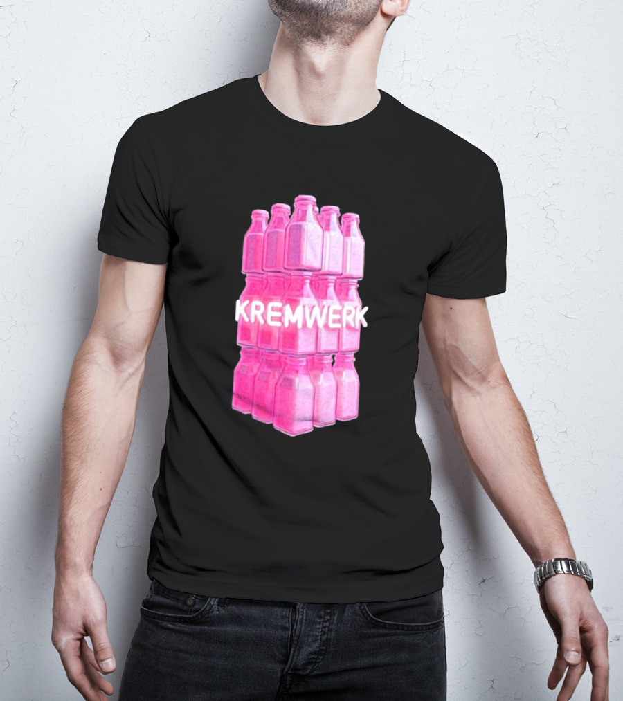 Kremwerk Seattle Wa Pink Cream Bottles Factory T-Shirt