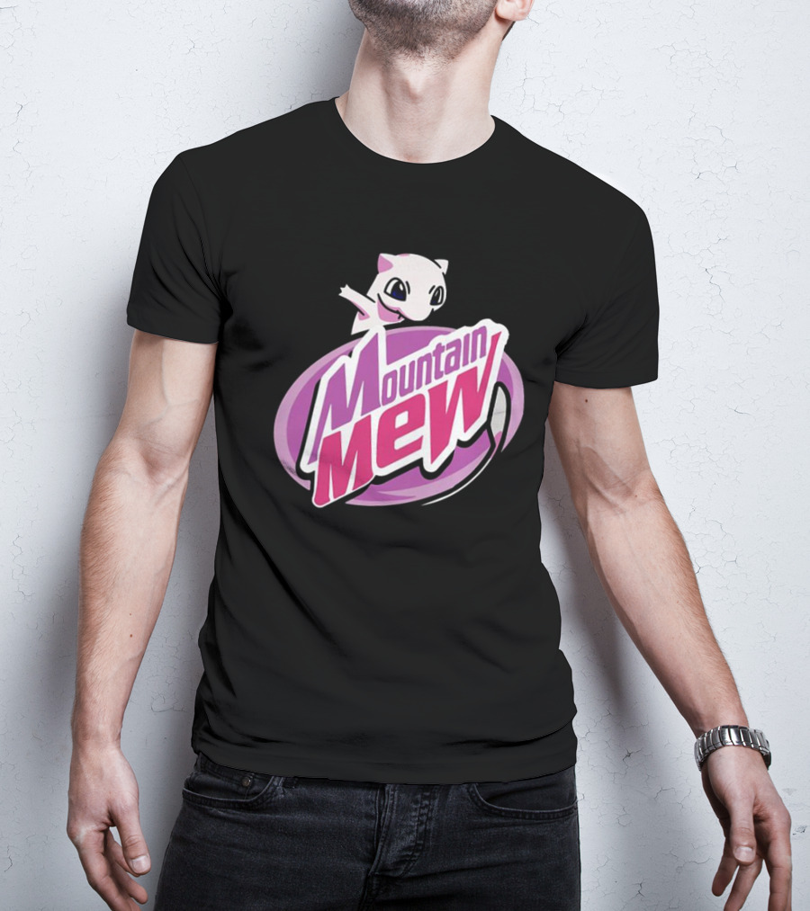 Mountain Mew Pokemon Go Mewtwo Parody Mountain Dew T-Shirt
