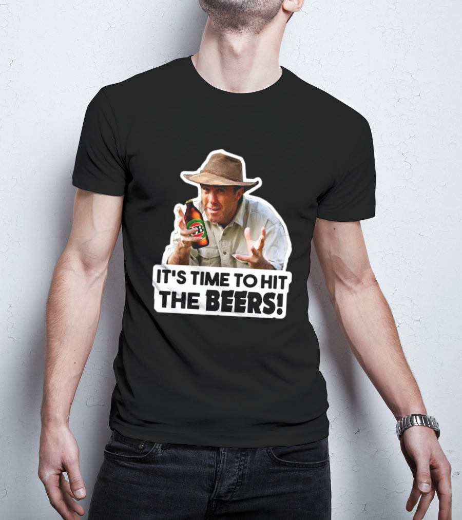Russell Coight It's Time To Hit The Beers Beer Bottle Hat T-Shirt