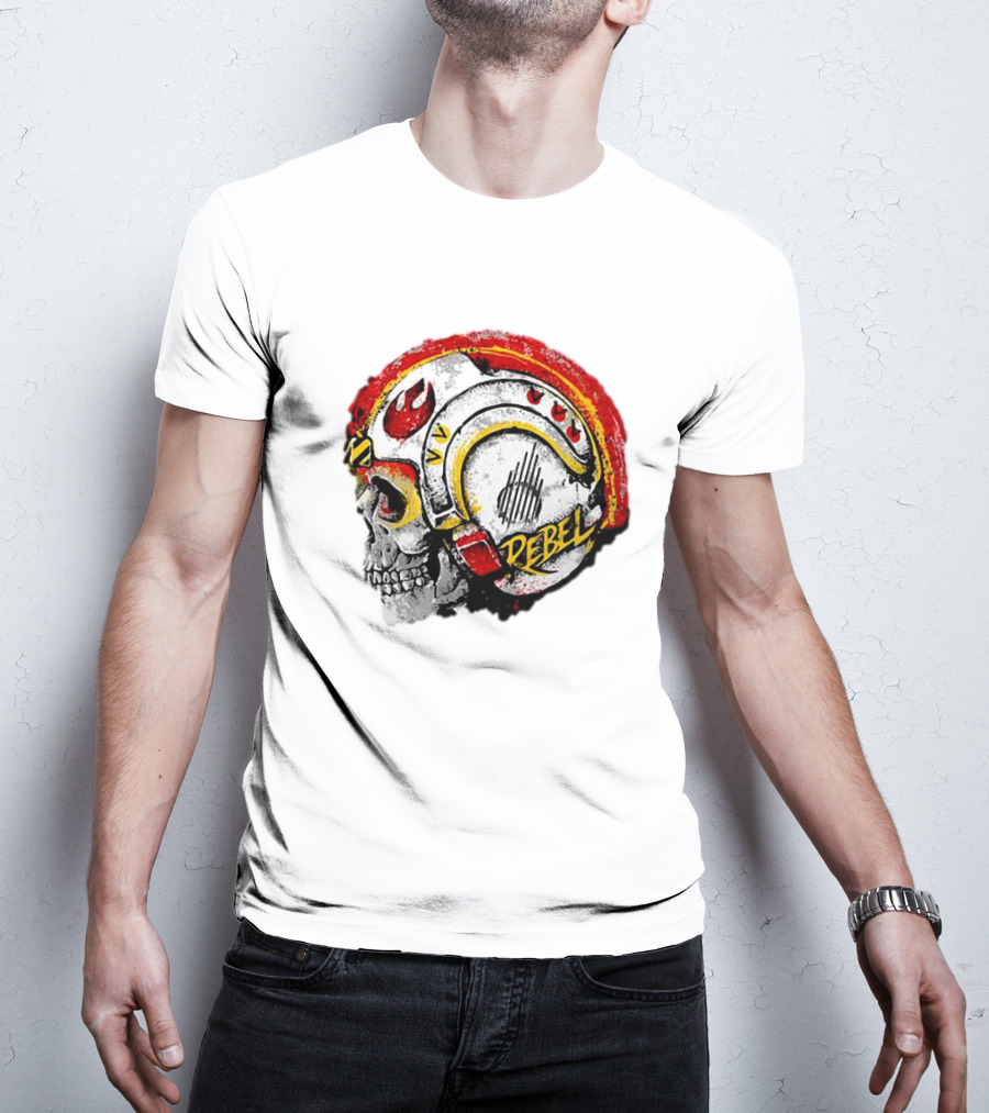 Star Wars Rebel Skull Helmet T-Shirt