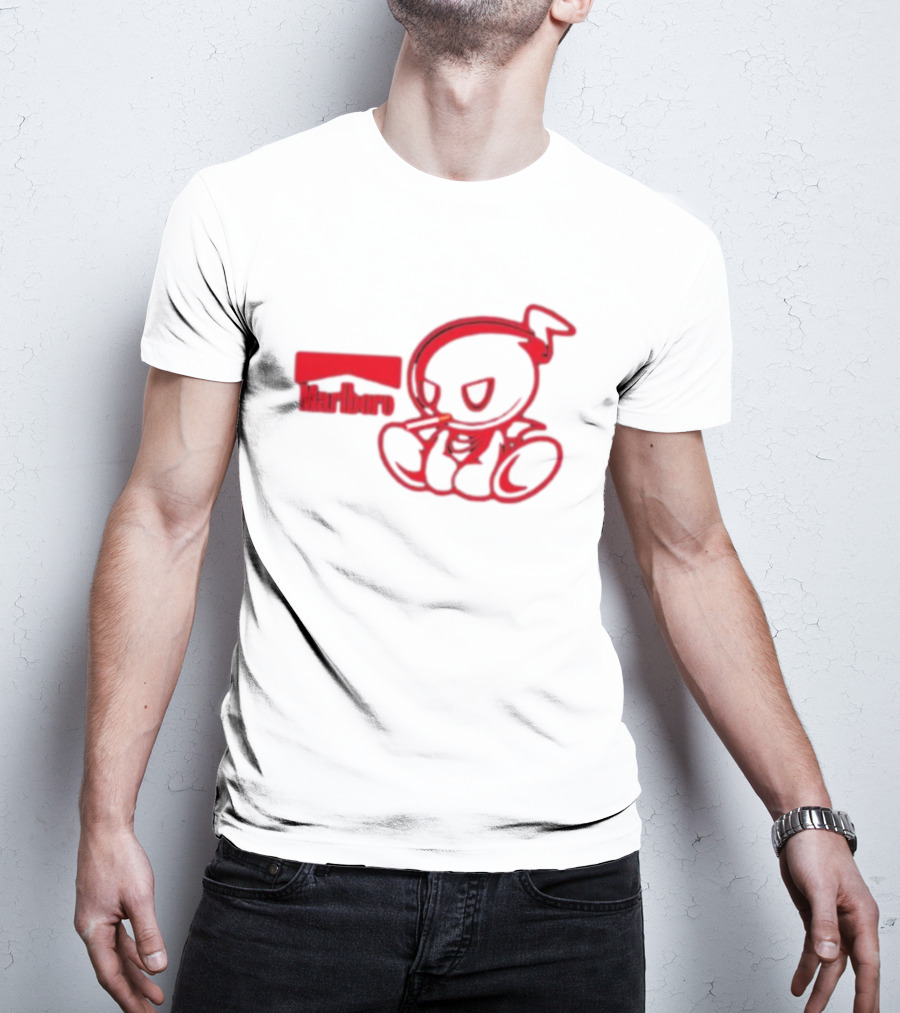 Marlboro Chao Smoking Red Character T-Shirt