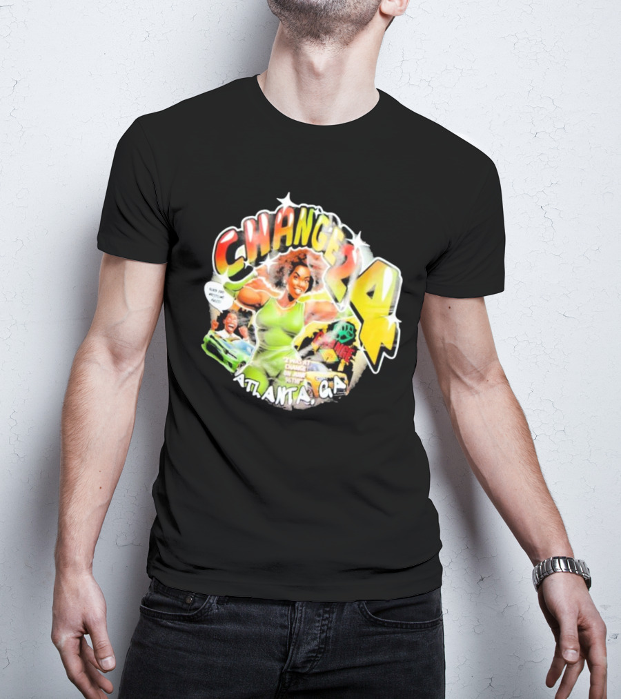 Change 24 Atlanta GA June 16th Black Pro Wrestling Rules T-Shirt