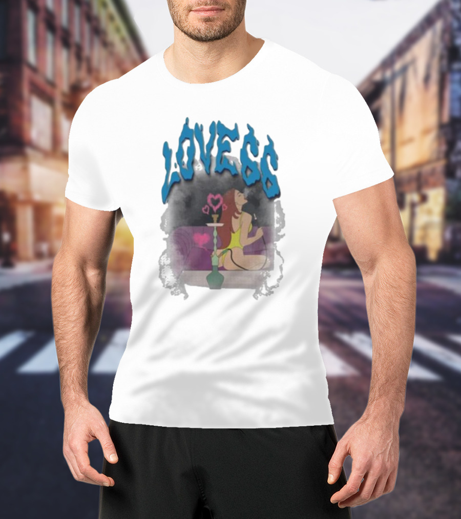 Love66 Chicklet And Maleni Hookah Lounge Scene T-Shirt
