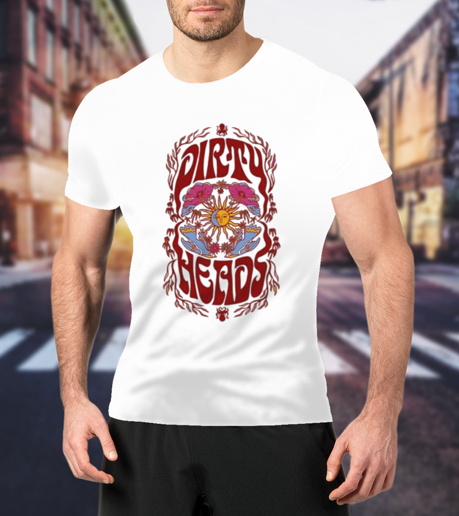 Dirty Heads Psychedelic Sun And Animals T-Shirt