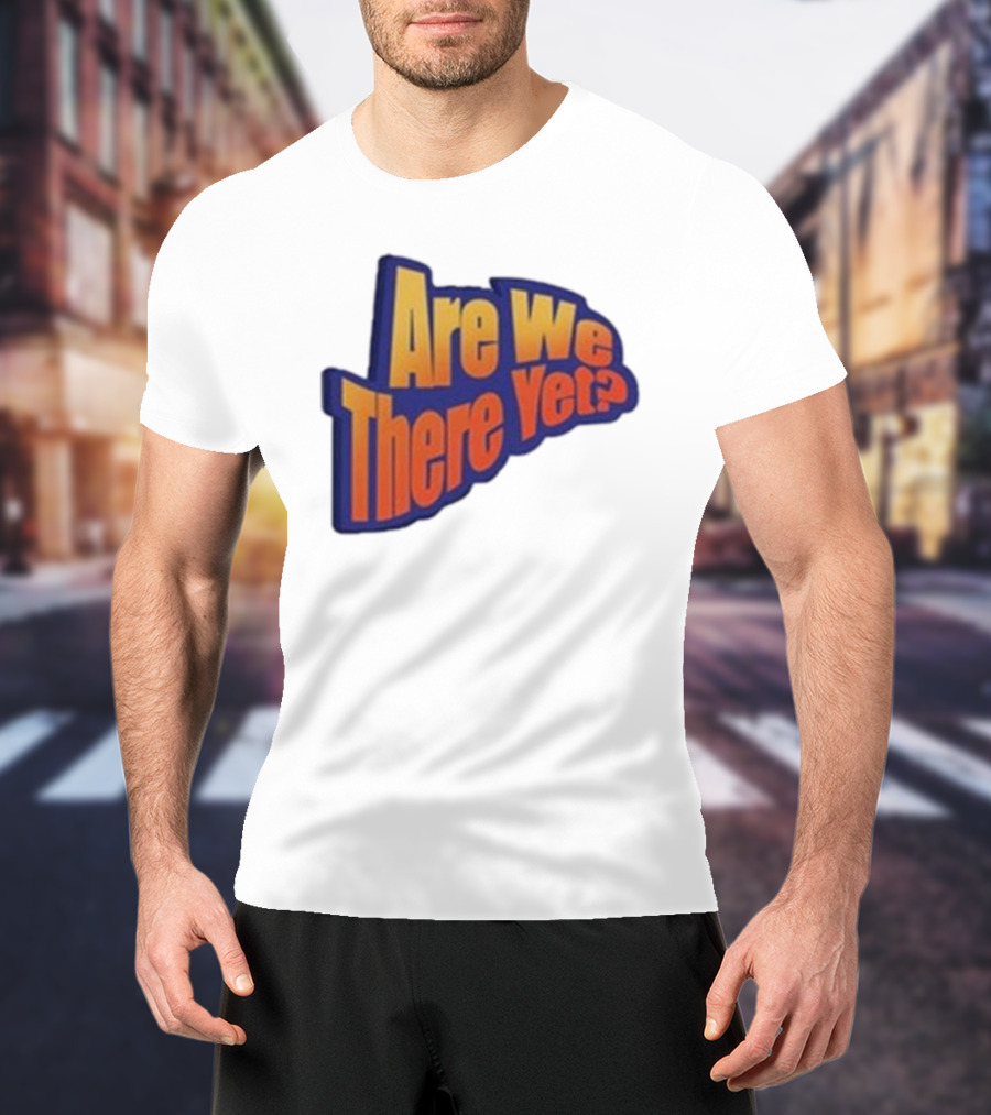 James Marriott Are We There Yet Retro Text T-Shirt