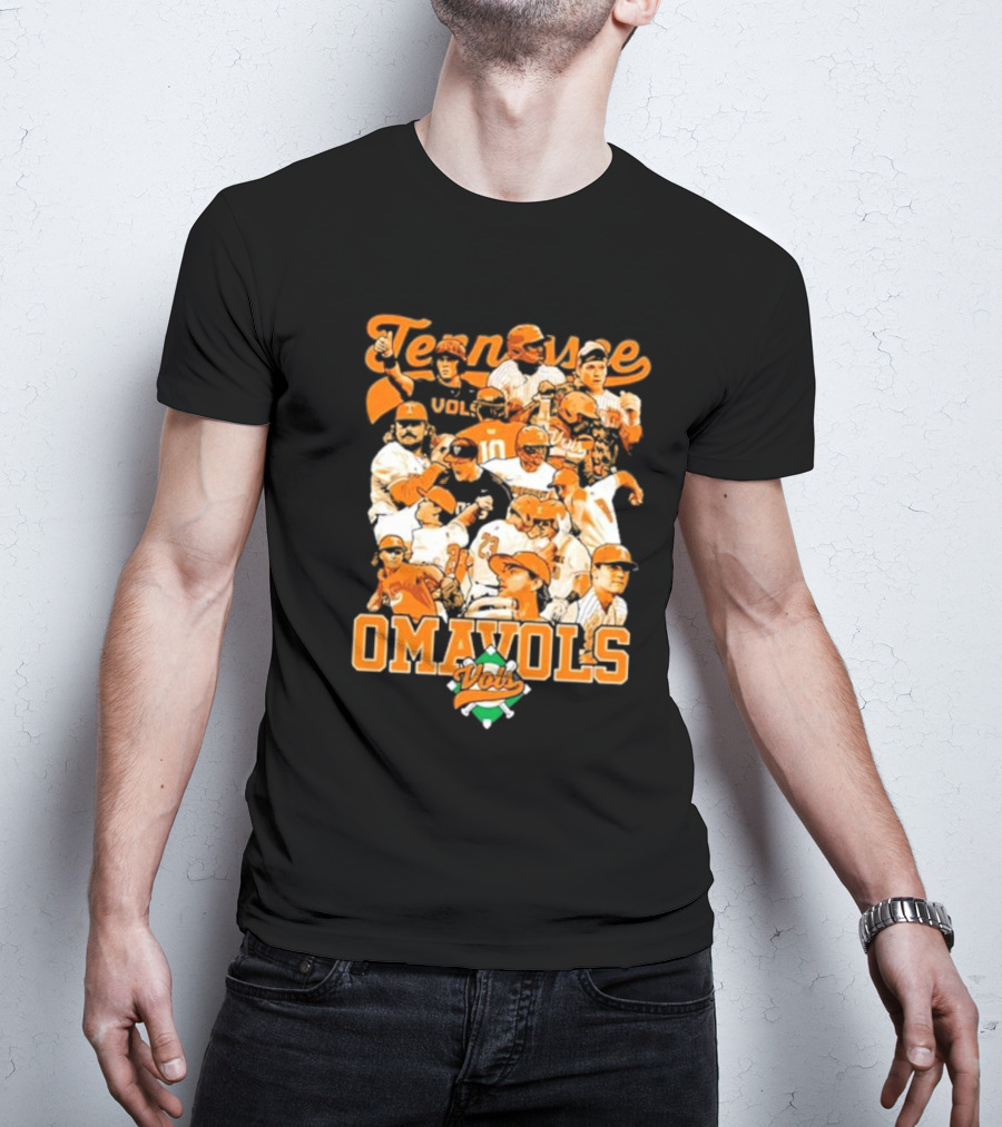 Tennessee Omavols Vols Baseball Team Players T-Shirt